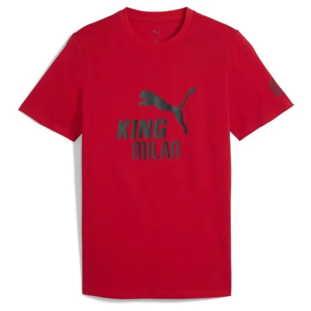 Acm King Logo Tee For All Time Red-Puma Black - ['Red']