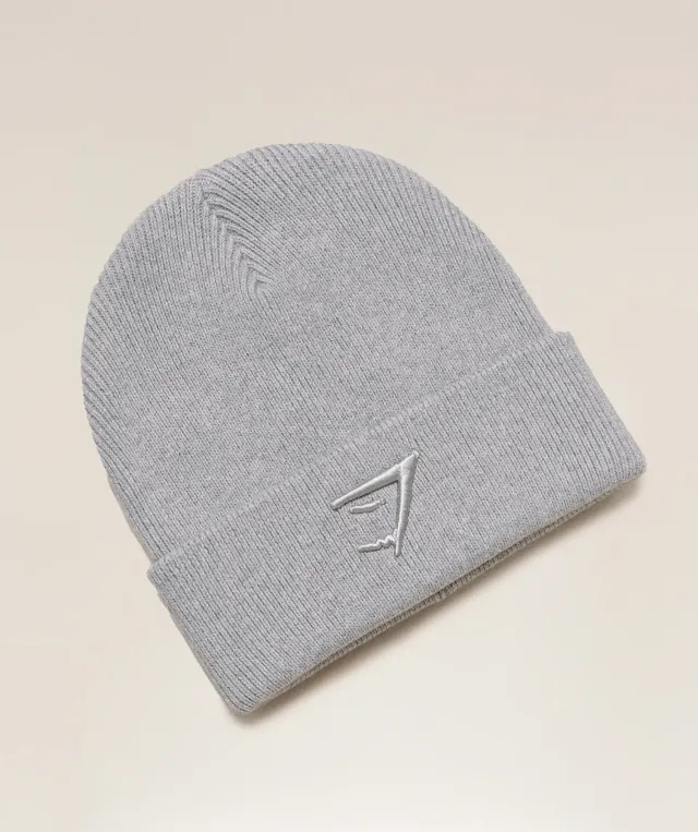  Sharkhead Beanie - Light Grey Core Marl