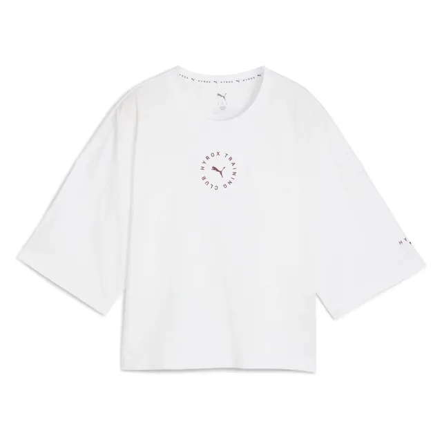 PUMA x HYROX Cropped Lifestyle Tee Women, White