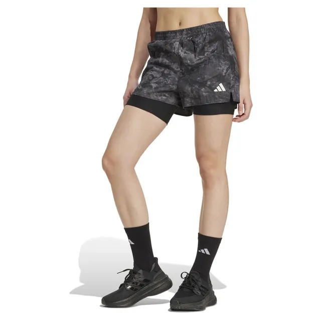 Adidas Own The Run Spray Dye 2in1 Shorts