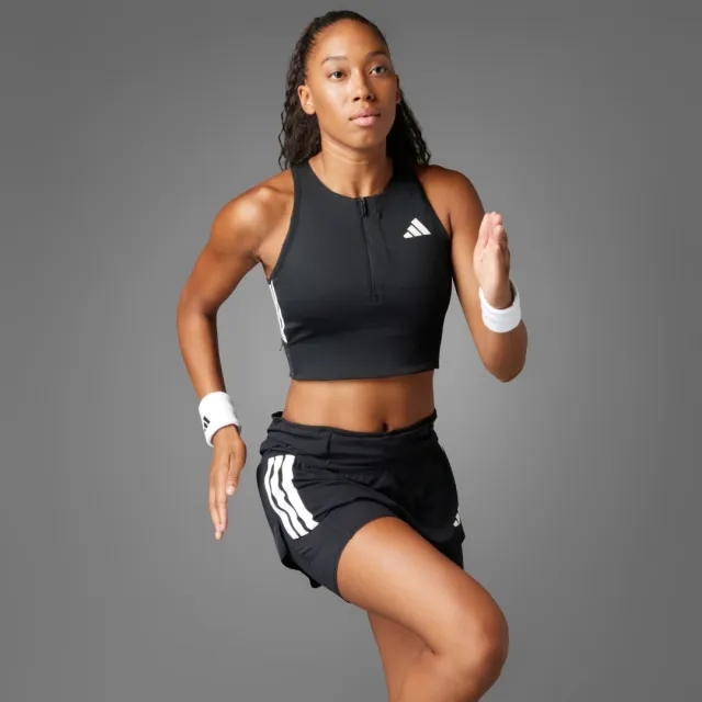 adidas Adizero Running Gel Pocket Crop Long-Sleeve Top