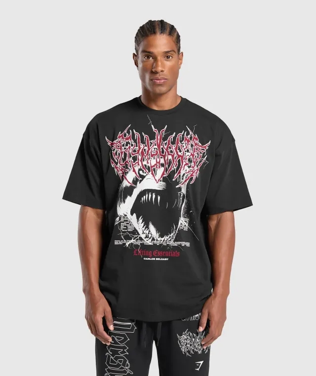  Carlos x Rest Day Essential T-Shirt - Black