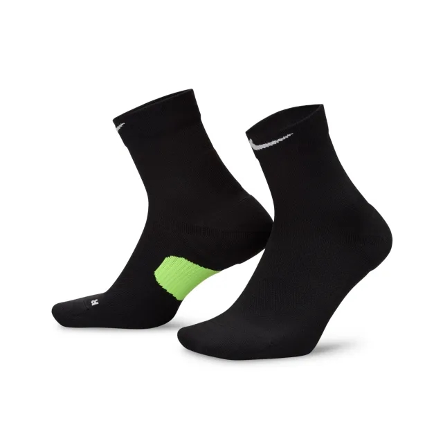 Nike Midweight Running Micro Crew Socks - Black