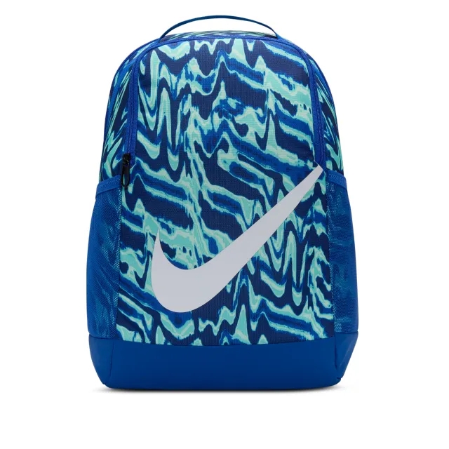 Nike Brasilia Kids' Backpack (18L) - Blue - Sustainable Materials