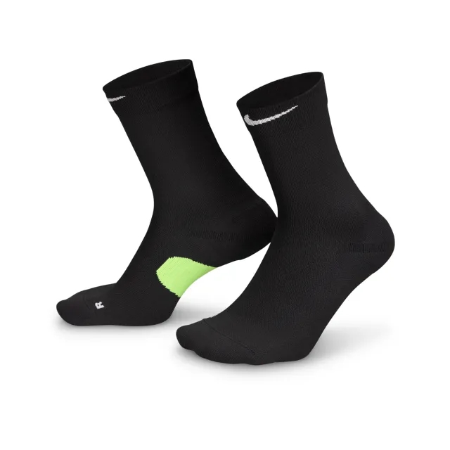Nike Midweight Running Crew Socks - Black