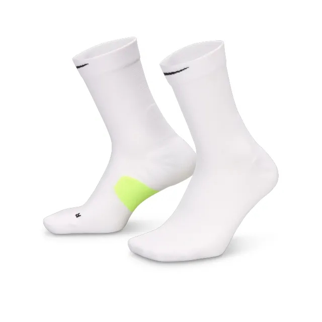 Nike Midweight Running Crew Socks - White