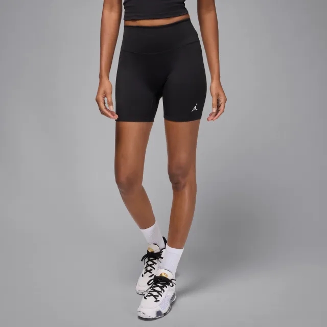 Nike Jordan Sport Women's Dri-FIT High-Waisted 15cm (approx.) Shorts - Black - Sustainable Materials