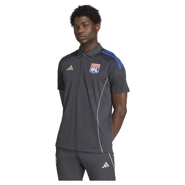 Adidas Olympique De Lyon Tiro 25 Competition Short Sleeve Polo