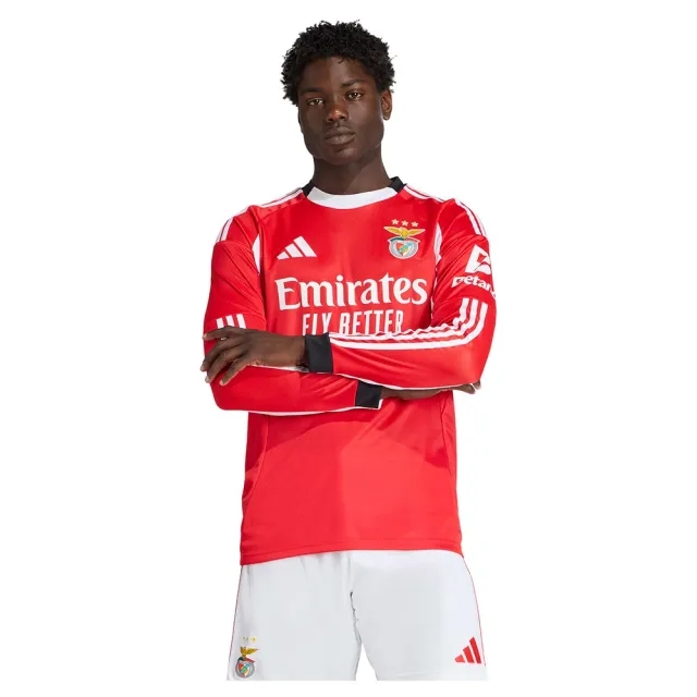 Adidas Benfica 25/26 Home Long Sleeve T-shirt