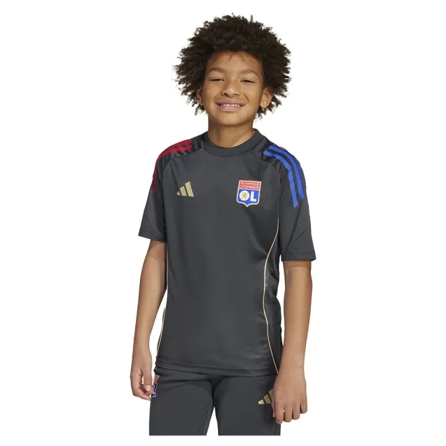 Adidas Olympique De Lyon Tiro 25/26 Competition Training Junior Short Sleeve T-shirt