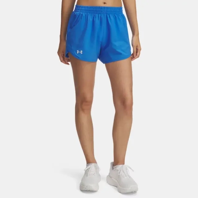 Under Armour  Fly-By Women's 3" Shorts Blue Atlantis / Blue Atlantis / Reflective L