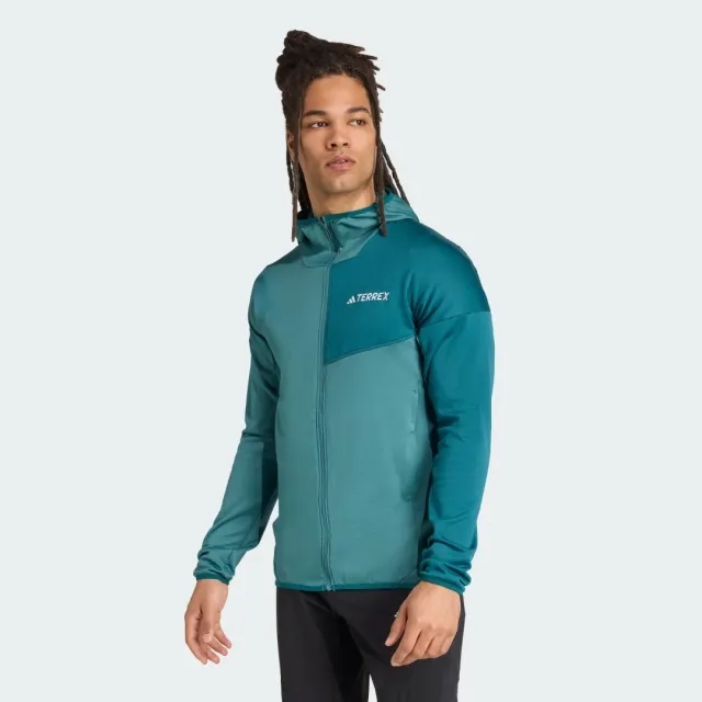 adidas Terrex Xperior CLIMAWARM Light Fleece Hooded Jacket