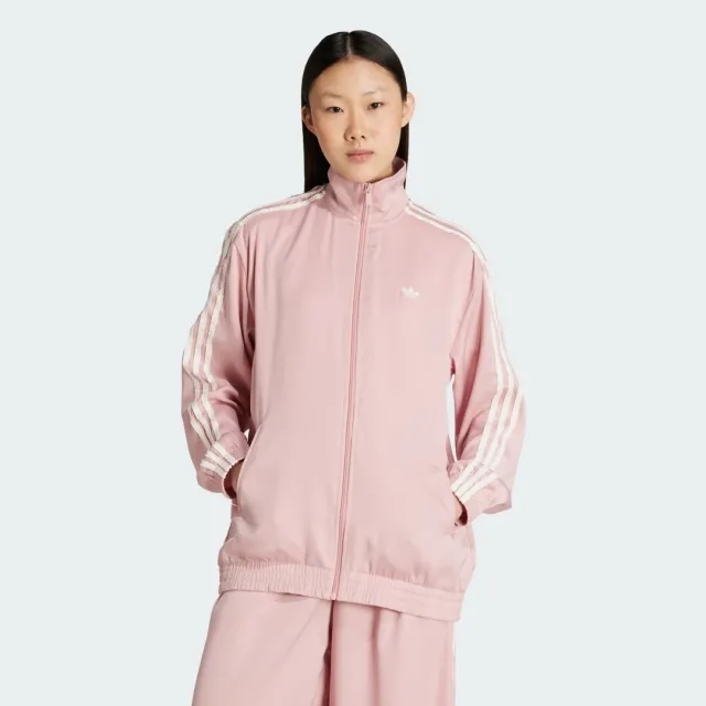 adidas adidas Originals Satin Firebird Track Top Ruffle 3-Stripes