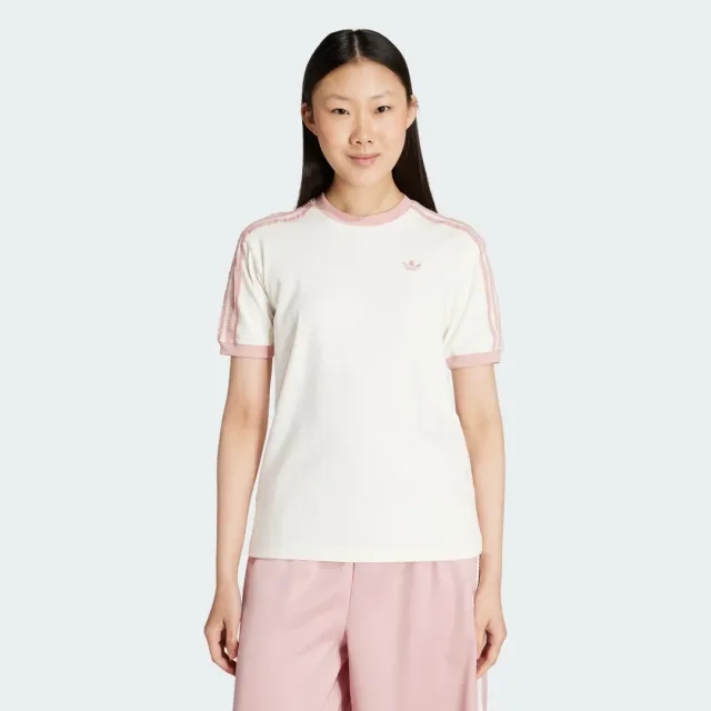 adidas adidas Originals Ruffle 3-Stripes T-Shirt