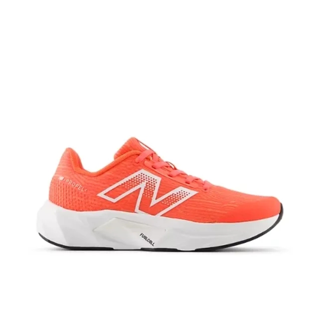 New Balance Kids' FuelCell Propel v5 in Red/White Synthetic