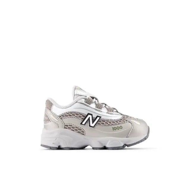 New Balance Infants' 1000 BUNGEE LACE in Brown/Grey Synthetic