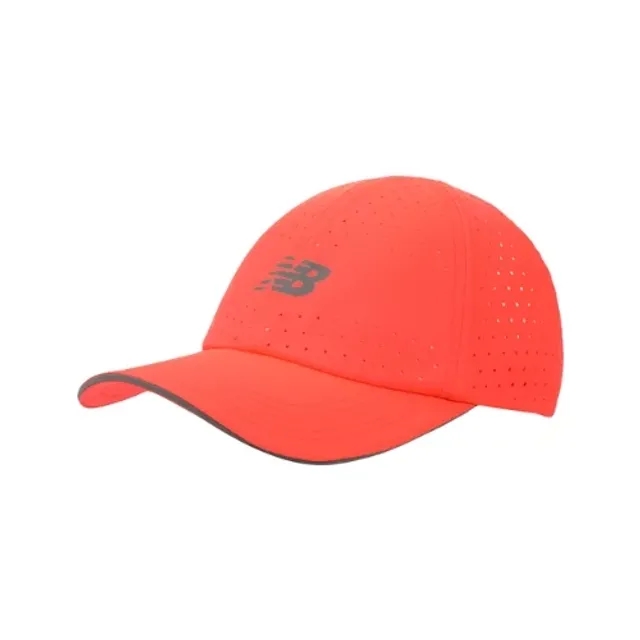 New Balance Unisex 6 Panel Pro Run Hat in Red Polyester