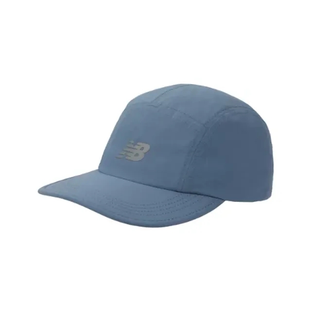 New Balance Unisex 5 Panel Everyday Trainer Hat in Blue Nylon