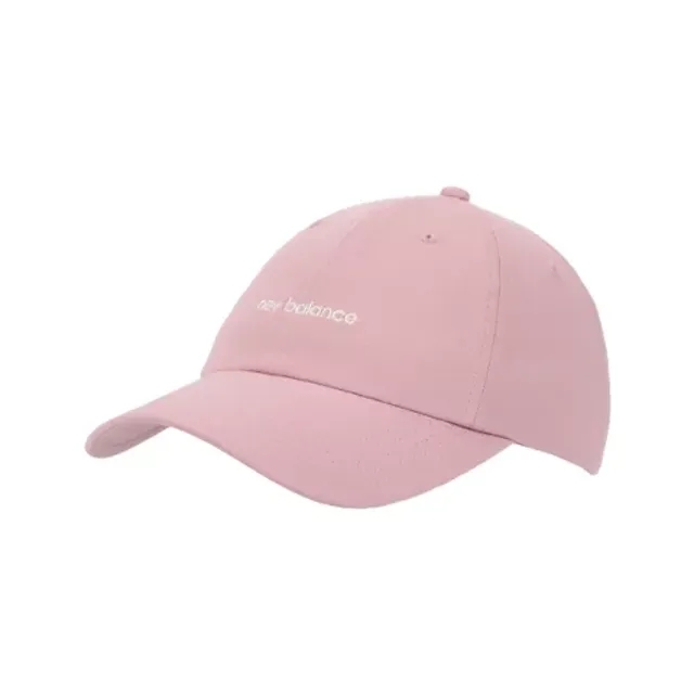 New Balance Women's 6 Panel Linear Logo Hat in Pink Polyester