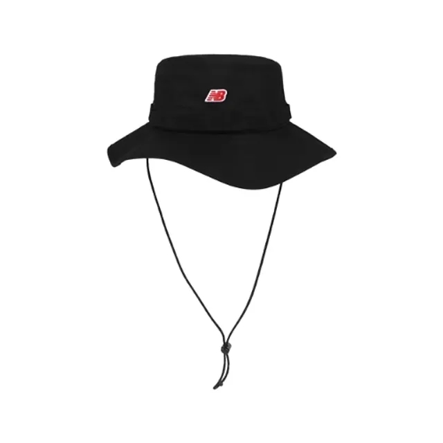 New Balance Unisex Boonie Bucket NB Patch in Black Cotton