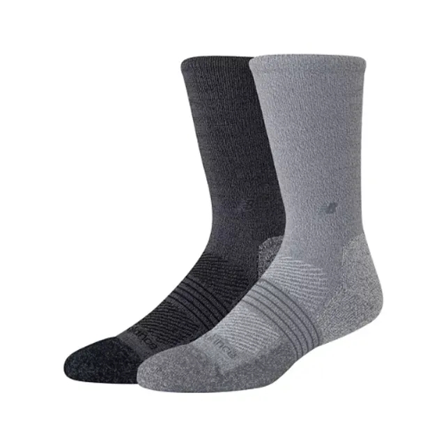 New Balance Unisex Pro Training Cushion Crew Socks 2 Pack Nylon