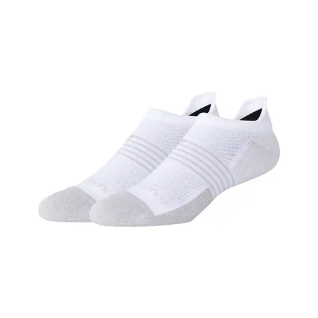 New Balance Unisex Pro Training Cushion Tab Socks 2 Pack in White Nylon