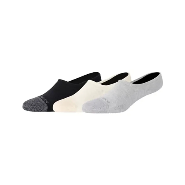 New Balance Unisex Active Invisible Socks 3 Pack Polyester