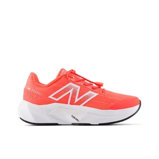 New Balance Kids' Bungee FuelCell Propel v5 in Red/White Synthetic