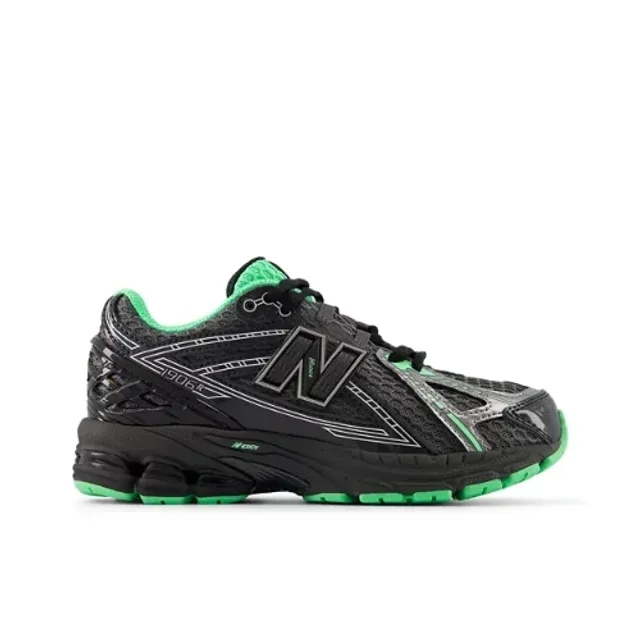 New Balance Kids' 1906 in Black/Green Synthetic