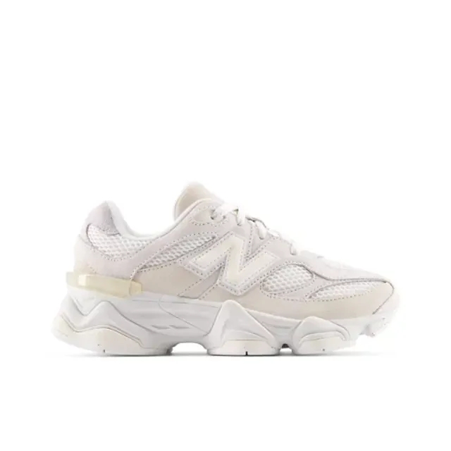 New Balance Kids' 9060 in Beige/White Synthetic