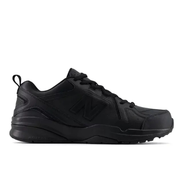New Balance Men's 608v5 in Black Leather