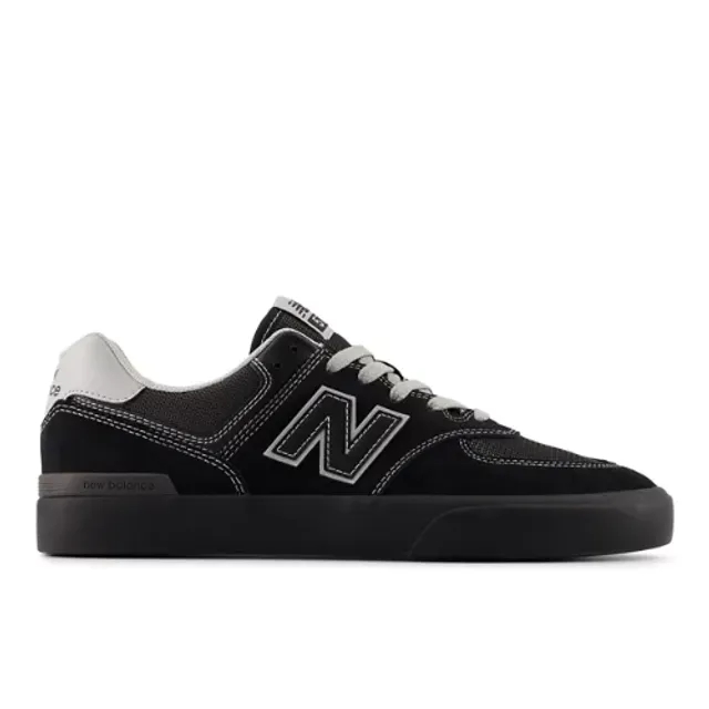 New Balance Unisex NB Numeric 574 Vulc in Black/Grey Suede/Mesh