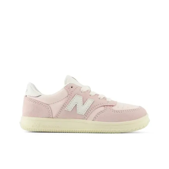 New Balance Kids' T500 in White/Pink Synthetic