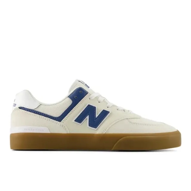 New Balance Unisex NB Numeric 574 Vulc in White/Blue Suede/Mesh
