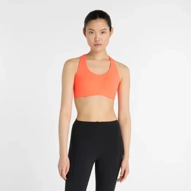 New Balance Women's NB RC Bra in Red Poly Knit