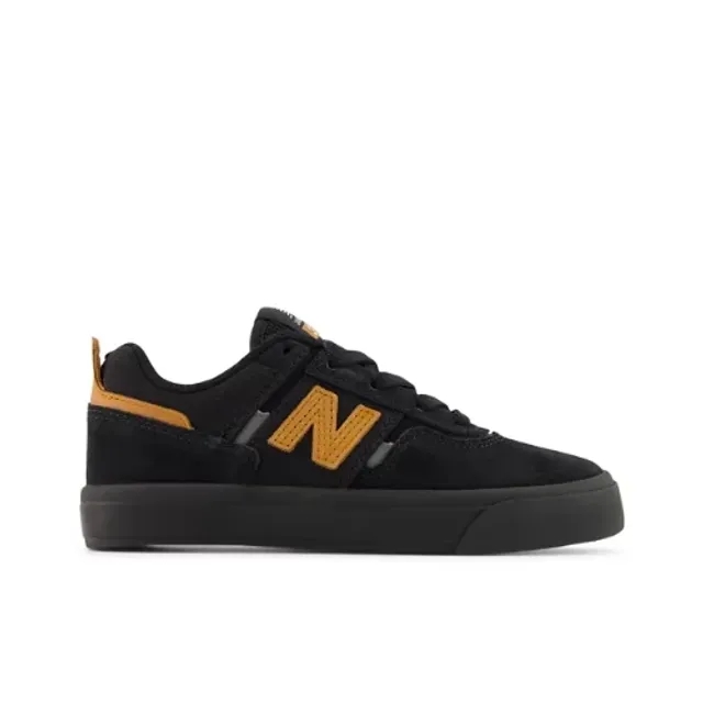 New Balance Unisex Kids Jamie Foy 306 in Black/Brown Suede/Mesh