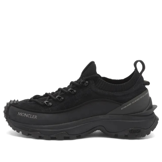 Moncler Women's Trailgrip Lite 3 Low Top Sneakers Black
