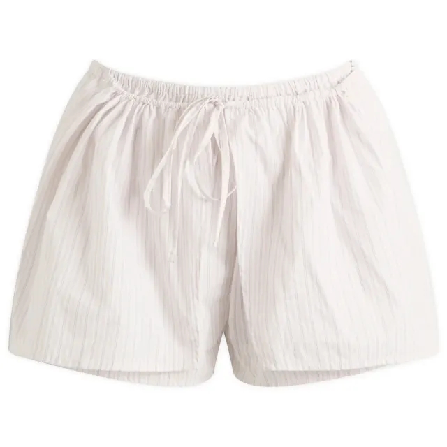 Deiji Studios Women's Stripe Mini Skort Pacific Stripe
