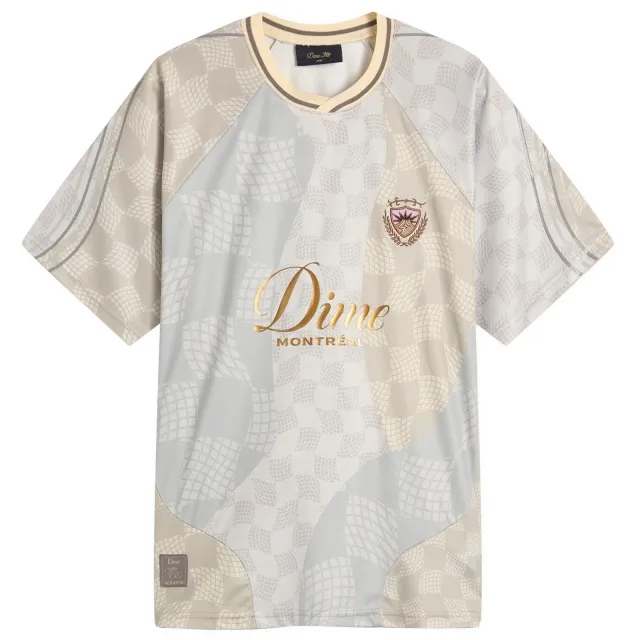 Dime Men's Checkered Home Jersey Cream