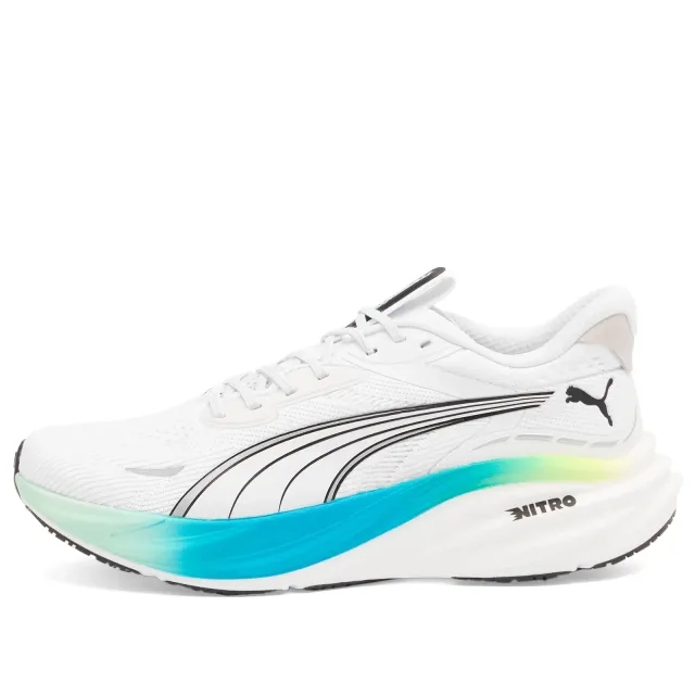 Puma Magnify NITRO 3 Sneaker White/Mint Melt