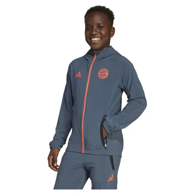Adidas Fc Bayern Tiro 25/26 Competition Vis Tech Travel Junior Hoodie