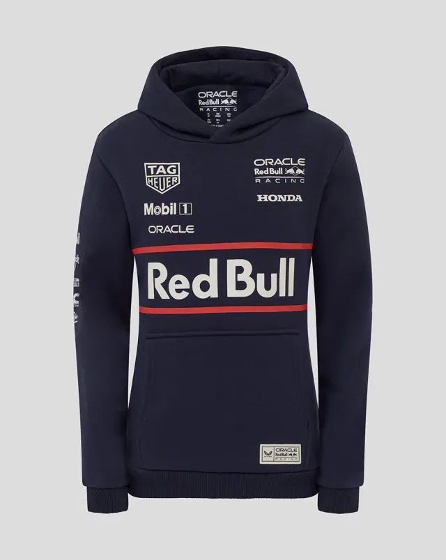 Castore Oracle Red Bull Racing Junior Heritage Hoodie - Night Sky