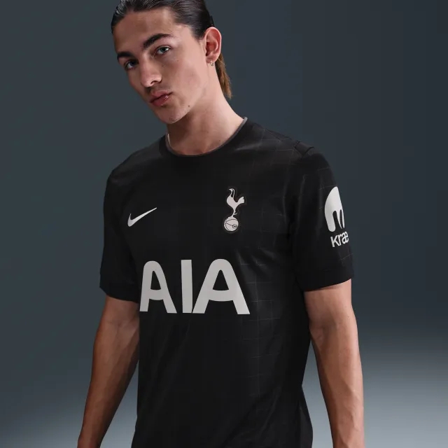 Nike Tottenham Hotspur FC 2025/26 Away Shirt - Black - Mens