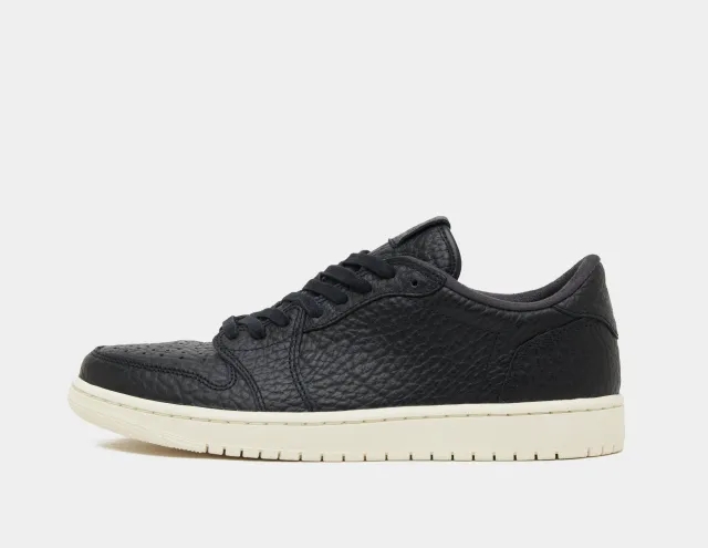 Jordan Air 1 Low 'No Swoosh', Black