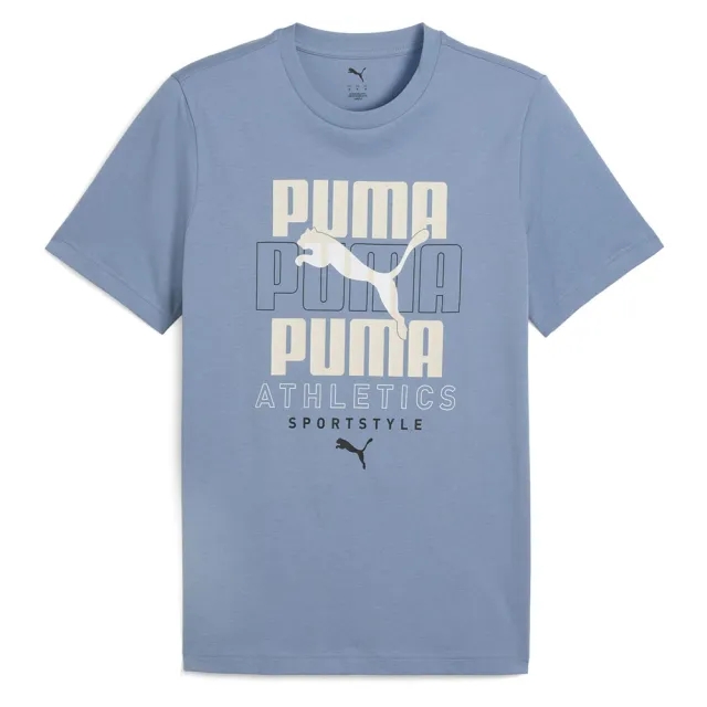 Puma Graphic Stacked Graphic Short Sleeve T-shirt