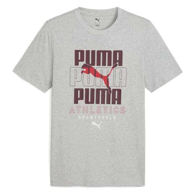 Puma Graphic Stacked Graphic Short Sleeve T-shirt