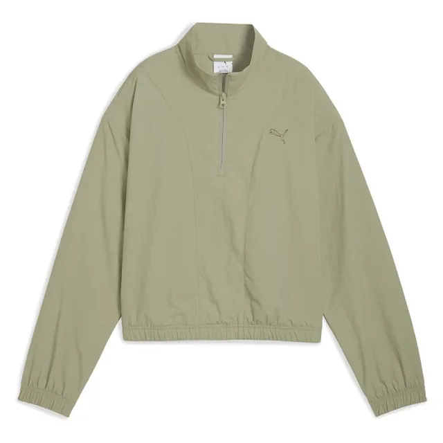 Puma Her Relaxed Fit Half Zip Sweatshirt