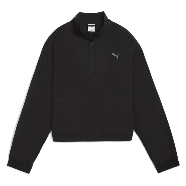 Puma Her Relaxed Fit Half Zip Sweatshirt
