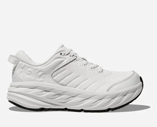 Hoka Women's Bondi Sr Road Running Shoes In Frost/Frost