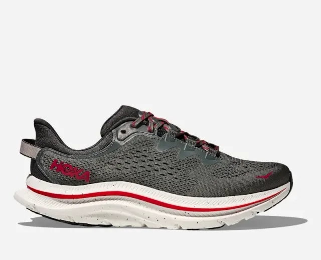 Hoka Men's Kawana 2 Training & Gym Shoes In Asphalt Grey/Carbon Black